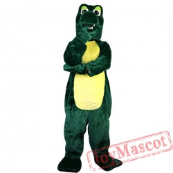 Green Crocodile Mascot Costume for Adult