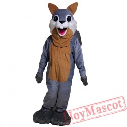 Gray Squirrel Mascot Costume for Adult