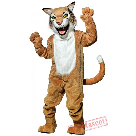 Fierce Wildcat Mascot Costume for Adult