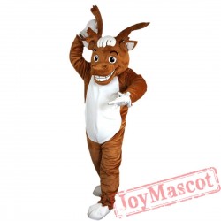 Brown Elk Deer Mascot Costume for Adult