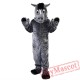 Dark Grey Horse Mascot Costume for Adult