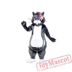 Gray Hamster Mascot Costume for Adult