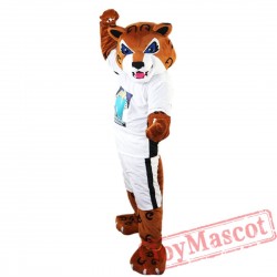 Brown Jaguar Lion Sport Mascot Costume for Adult