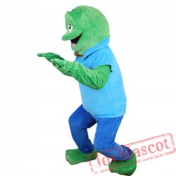 Green Frog Mascot Costume for Adult