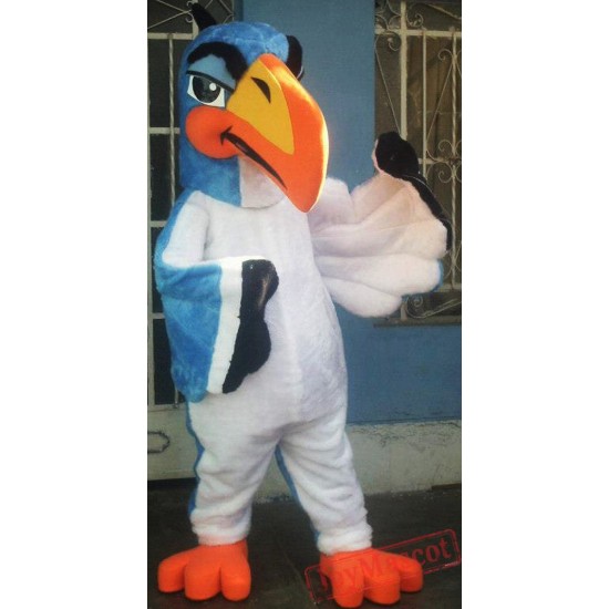 Blue Tucan Mascot Costume Adult Tucan Party Costume