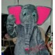 Elephant Mascot Costume Adult Cartoon Character Costume
