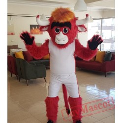 Bull Mascot Costume Adult Cartoon Character Costume
