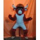 Bull Mascot Costume Adult Cartoon Character Costume