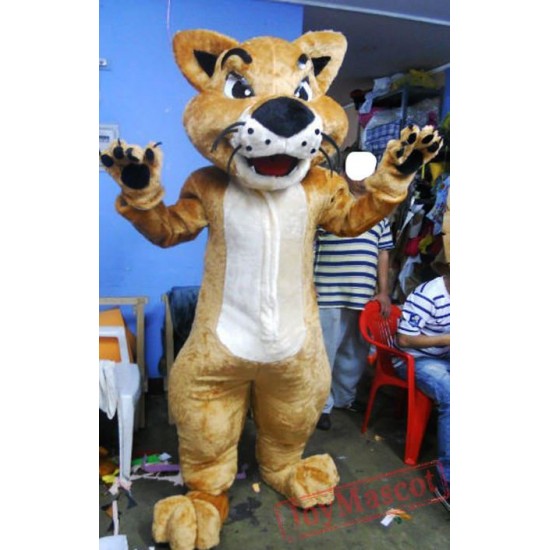 Bobcats Tiger Mascot Costume Adult Animal Costume