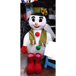 Christmas Snowman Mascot Costume Adult Christmas Costume