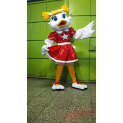 Patita Lulu Duck Mascot Costume Adult