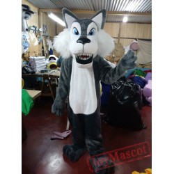 Wolf Mascot Costume Adult Animal Character Costume