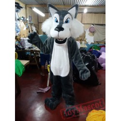 Wolf Mascot Costume Adult Animal Character Costume