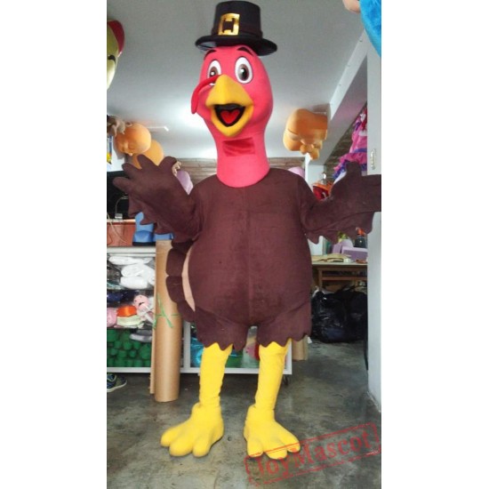 Animal Turkey Mascot Costume Adult