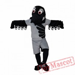 Black Bird Eagle Sport Mascot Costume  for Adult