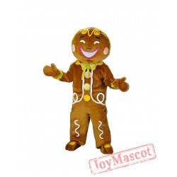 Gingerbread Man Mascot Costume for Adult