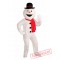 Deluxe Snowman Mascot Costume for Adult