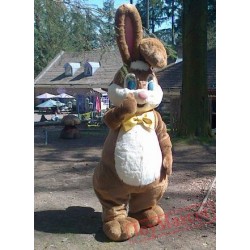 Easter Bunny Rabbit Mascot Costume for Adult