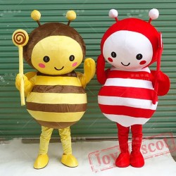 Yellow Bee Hornet Mascot Costume for Adult