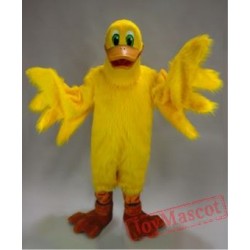 Yellow Lucky Duck Mascot Costume for Adult