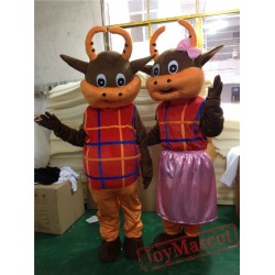 Bull Mascot Costume for Adult