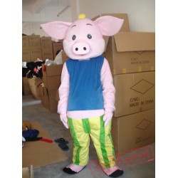 Pink Pig Mascot Costume for Adult