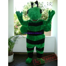 Green Bee Mascot Costume for Adult