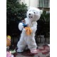 Polar Bear Mascot Costume for Adult