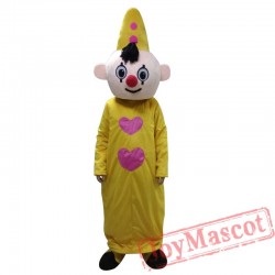 Yellow Hat Boy Bumba Mascot Costume for Adult