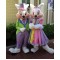 Easter Bunny Rabbit Mascot Costume for Adult