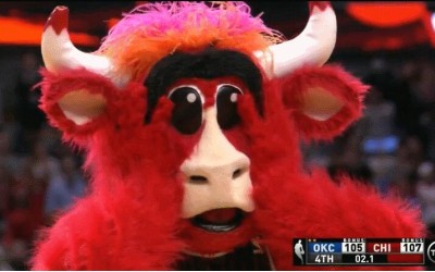 Funny Benny the Bull Mascot Gifs