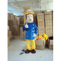 Giant Fireman Sam Mascot Costume