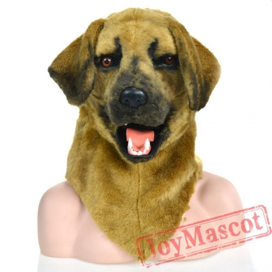 Animal Shar Pei Dog Fursuit Head Mascot Head
