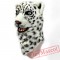 Animal White Leopard & Panther Fursuit Head Mascot Head
