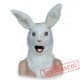 Animal White rabbit Fursuit Head Mascot Head