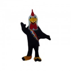 Black Cock Mascot Costume