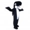 Black Shark Dolphin Mascot Costume