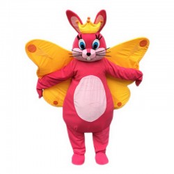 Butterfly Bunny Mascot Costume