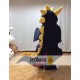 Black Dinosaur Mascot Costume