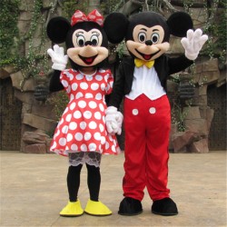Disney Minnie Mickey Mouse Mascot Costume for Adult