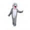 Gray Dolphin Mascot Costume