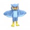 Gray Long-Haired Owl Mascot Costume