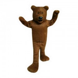 Plush Brown Bear Mascot Costume