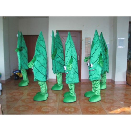 Green Tree Leaf Mascot Costumes