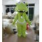 Green Hippo Mascot Costume