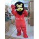 Red Lion Cartoon Mascot Costume