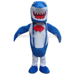 Blue Shark Mascot Costume