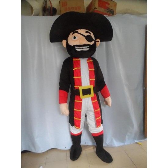 Adult Big Beard Pirate Mascot Costume Halloween Costumes