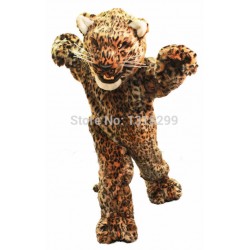 Fierce Leopard Jaguar Panther Mascot Costume 