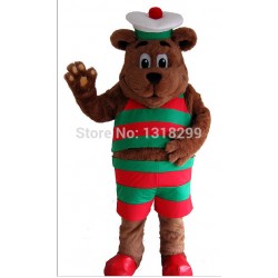 Cod Liver Bear Mascot Costume